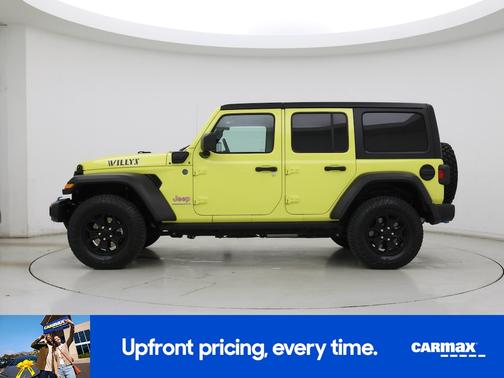 Yellow 2023 Jeep Wrangler 4xe Willy's
