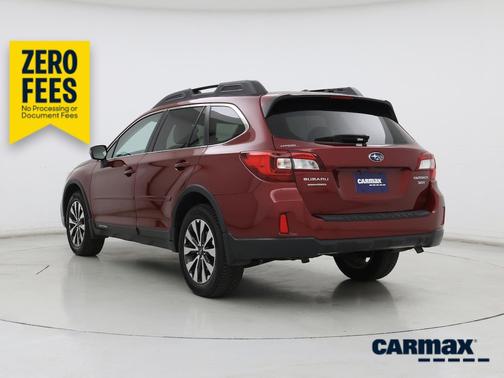 Red 2015 Subaru Outback 3.6R Limited