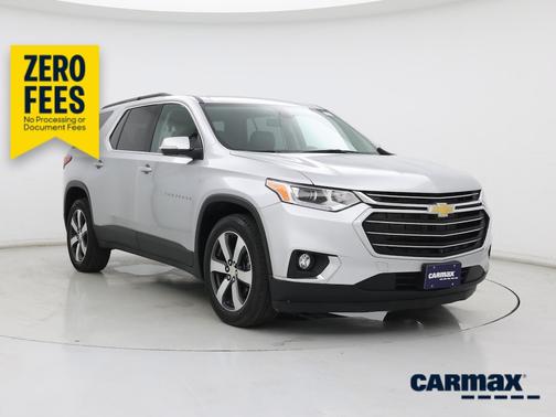 Silver 2021 Chevrolet Traverse LT Leather