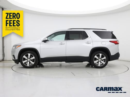 Silver 2021 Chevrolet Traverse LT Leather