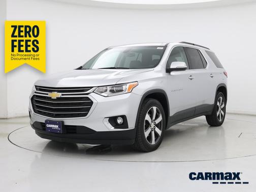 Silver 2021 Chevrolet Traverse LT Leather