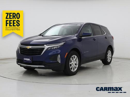 Blue 2022 Chevrolet Equinox LT