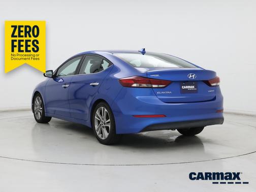 Blue 2017 Hyundai ELANTRA Limited