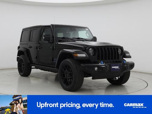 Black 2023 Jeep Wrangler 4xe Unlimited Sahara High Altitude