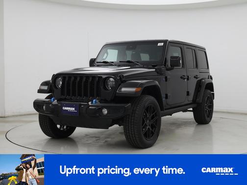 Black 2023 Jeep Wrangler 4xe Unlimited Sahara High Altitude