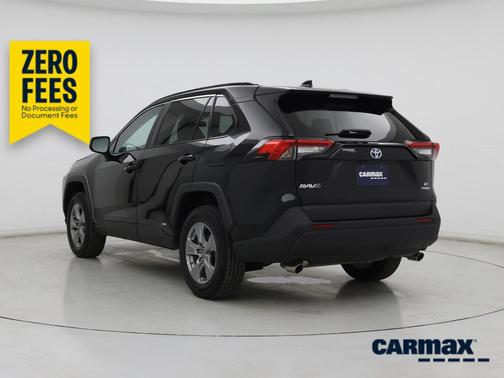 Black 2022 Toyota RAV4 Hybrid LE