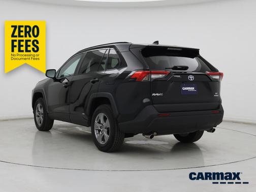Black 2022 Toyota RAV4 Hybrid LE