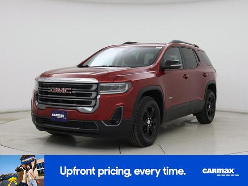 Red 2021 GMC Acadia AT4