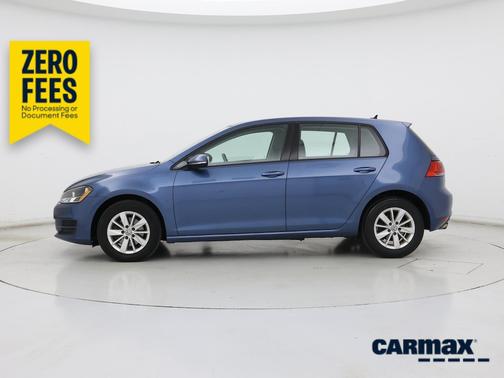 Blue 2016 Volkswagen Golf S