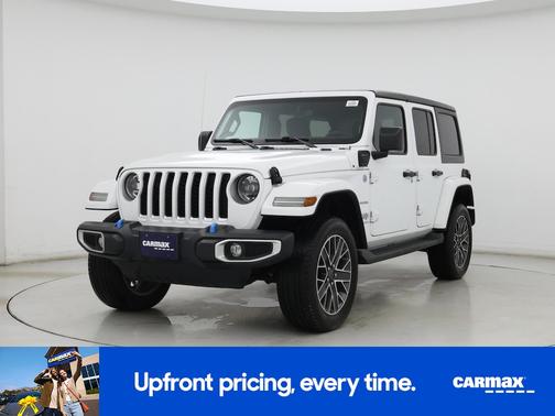 White 2023 Jeep Wrangler 4xe Unlimited Sahara