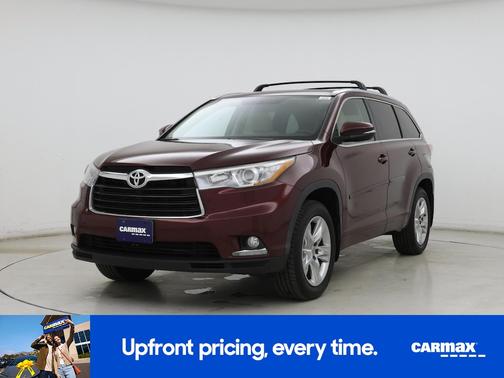 Red 2015 Toyota Highlander Limited