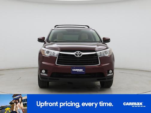 Red 2015 Toyota Highlander Limited