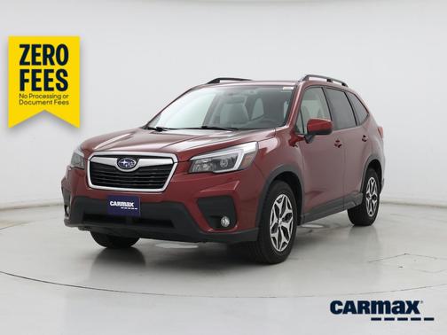 Burgundy 2021 Subaru Forester Premium