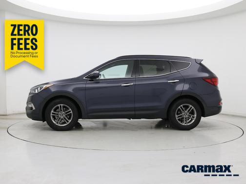 Blue 2017 Hyundai Santa Fe Sport