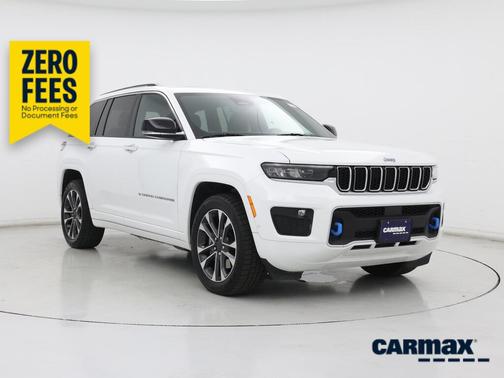 White 2022 Jeep Grand Cherokee 4xe Overland
