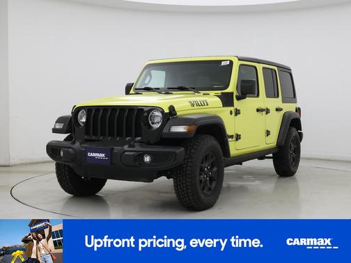 Yellow 2023 Jeep Wrangler Unlimited Willys Sport