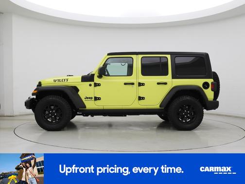Yellow 2023 Jeep Wrangler Unlimited Willys Sport