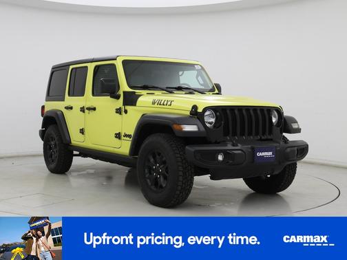 Yellow 2023 Jeep Wrangler Unlimited Willys Sport