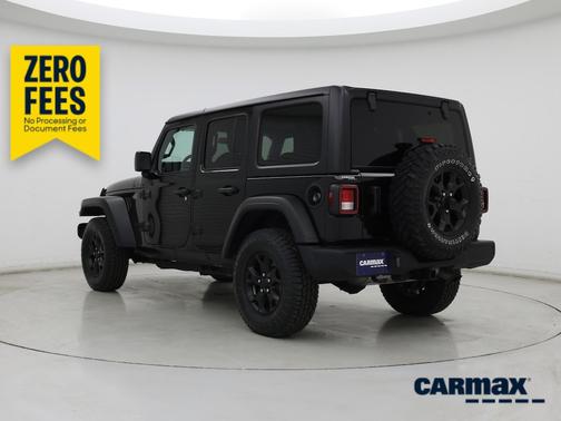 Black 2022 Jeep Wrangler Unlimited Willys