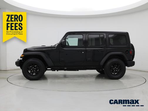 Black 2022 Jeep Wrangler Unlimited Willys