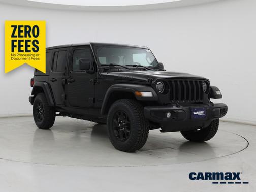 Black 2022 Jeep Wrangler Unlimited Willys