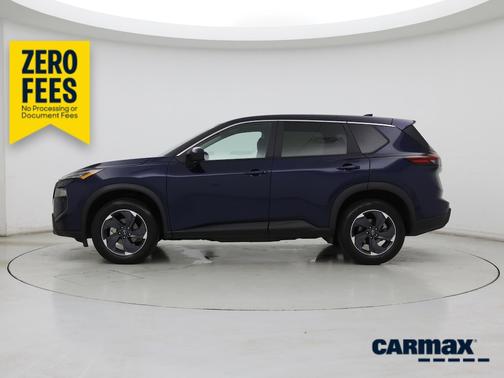 Blue 2025 Nissan Rogue SV