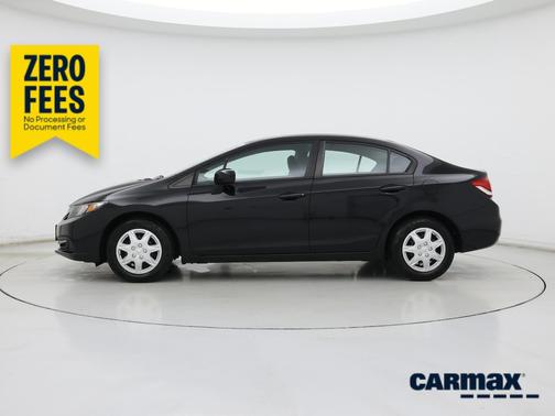 Black 2015 Honda Civic LX