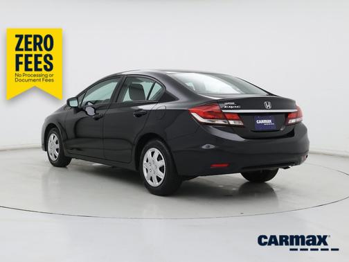 Black 2015 Honda Civic LX