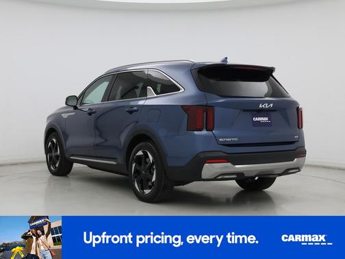 Blue 2025 Kia Sorento Hybrid EX