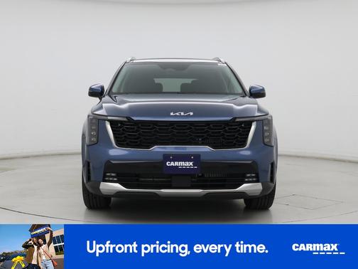 Blue 2025 Kia Sorento Hybrid EX