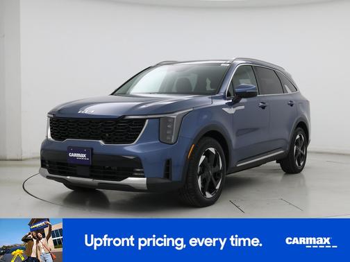 Blue 2025 Kia Sorento Hybrid EX