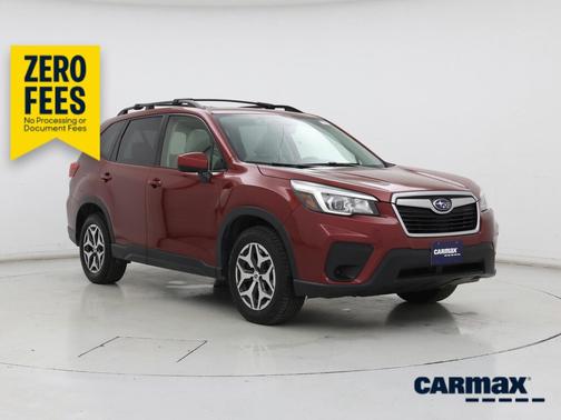 Red 2020 Subaru Forester Premium