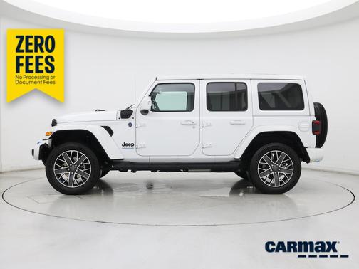 White 2022 Jeep Wrangler Unlimited 4xe Unlimited Sahara High Altitude