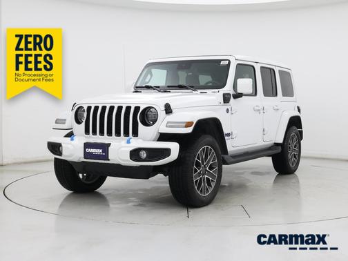 White 2022 Jeep Wrangler Unlimited 4xe Unlimited Sahara High Altitude