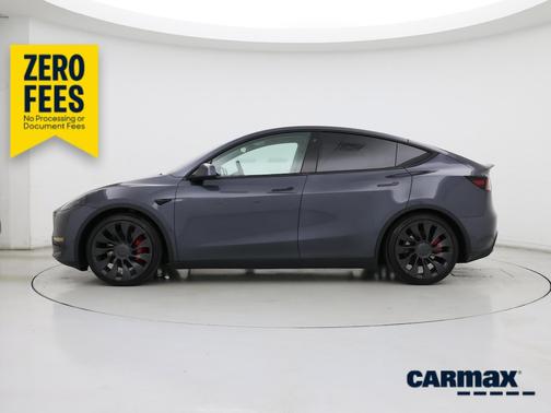 Gray 2022 Tesla Model Y Performance