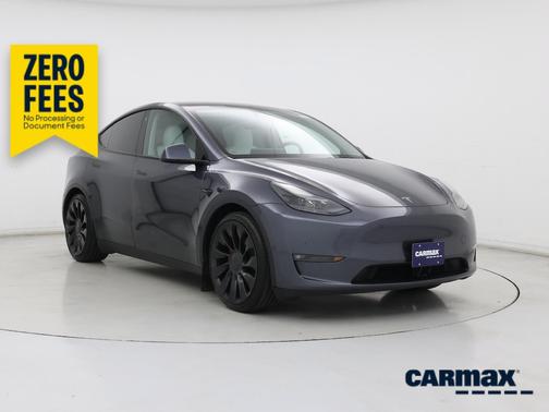 Gray 2022 Tesla Model Y Performance
