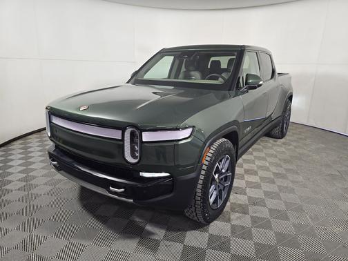 Forest Green 2024 Rivian R1T Adventure Package