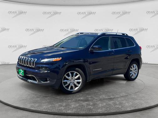 True Blue Pearlcoat 2015 Jeep Cherokee Limited