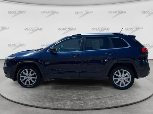 True Blue Pearlcoat 2015 Jeep Cherokee Limited