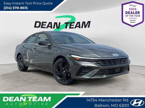 Amazon Gray 2026 Hyundai ELANTRA Sport