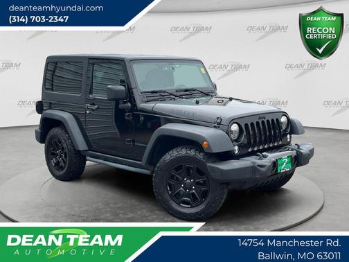 Black Clearcoat 2014 Jeep Wrangler Willys Wheeler