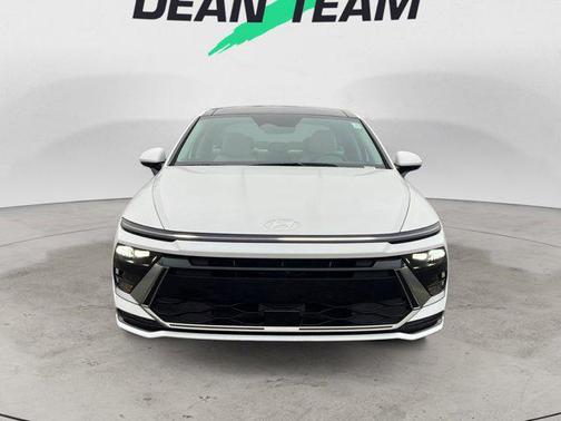 Serenity White 2026 Hyundai SONATA Hybrid SE