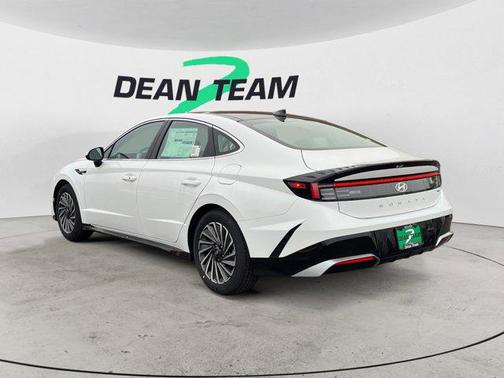 Serenity White 2026 Hyundai SONATA Hybrid SE