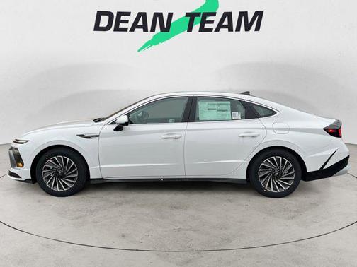 Serenity White 2026 Hyundai SONATA Hybrid SE