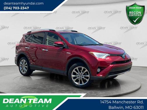 Ruby Flare Pearl 2018 Toyota RAV4 Hybrid Limited