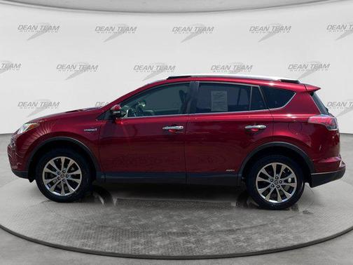 Ruby Flare Pearl 2018 Toyota RAV4 Hybrid Limited