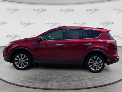 Ruby Flare Pearl 2018 Toyota RAV4 Hybrid Limited