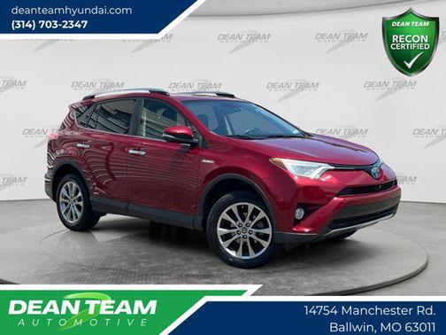 Ruby Flare Pearl 2018 Toyota RAV4 Hybrid Limited