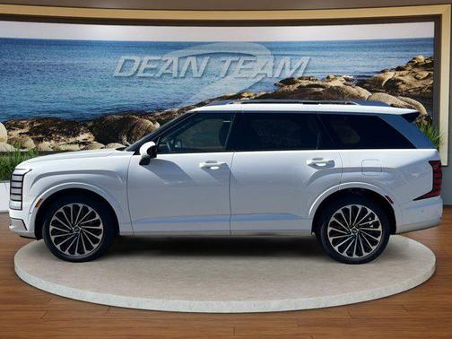 Creamy White Pearl 2026 Hyundai Palisade Hybrid Calligraphy