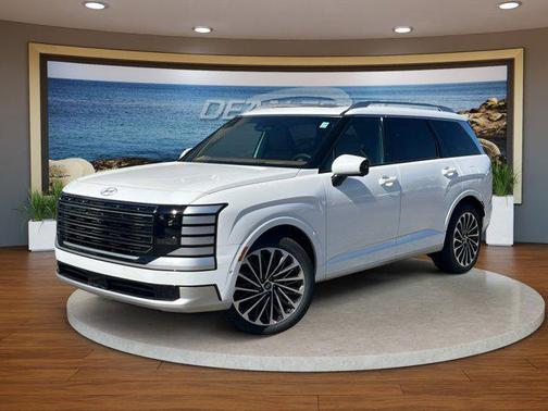 Creamy White Pearl 2026 Hyundai Palisade Hybrid Calligraphy